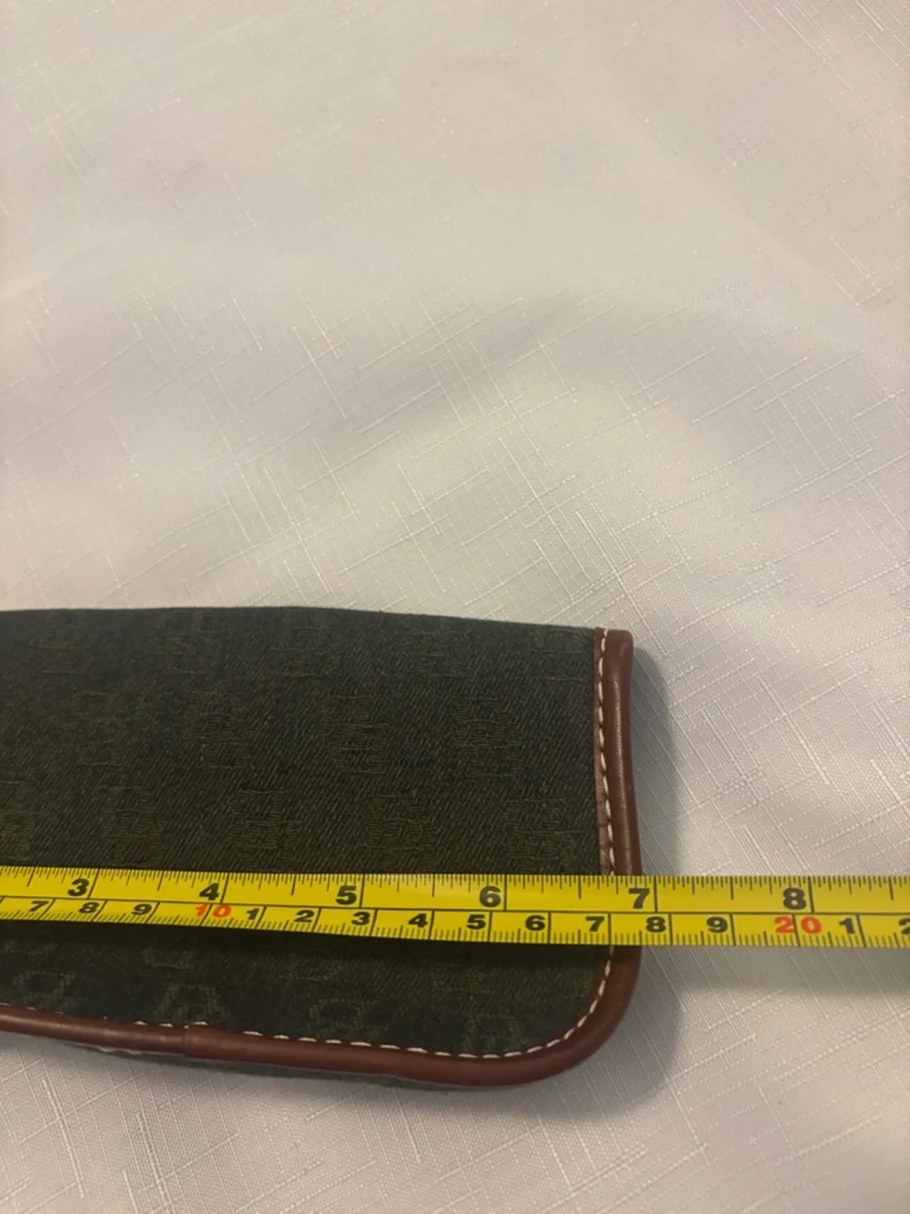 VTG Dooney & Bourke Rich Avocado Double Pocket Satchel & wallet leather trim - Picture 13 of 14